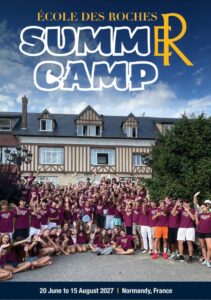 Summer Camp 2027 brochure cover — École des Roches