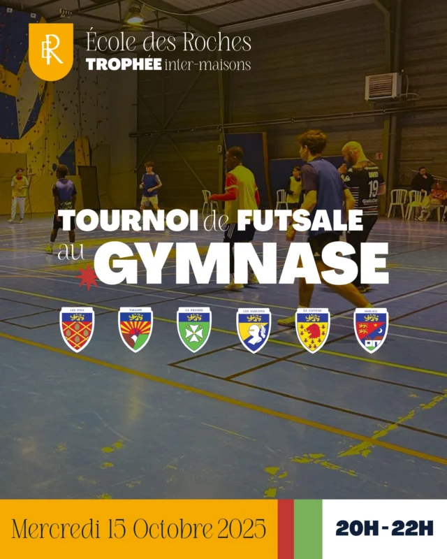Coup d’envoi de la saison inter-maisons ! 

Le tournoi de futsal marque le premier grand rendez-vous sportif de l’année, où chaque maison tentera de s’imposer avec détermination et esprit d’équipe. 

L’an passé, le Coteau avait triomphé chez les garçons et le Vallon chez les filles : qui viendra écrire une nouvelle page du palmarès cette année ? Réponse sur le terrain !