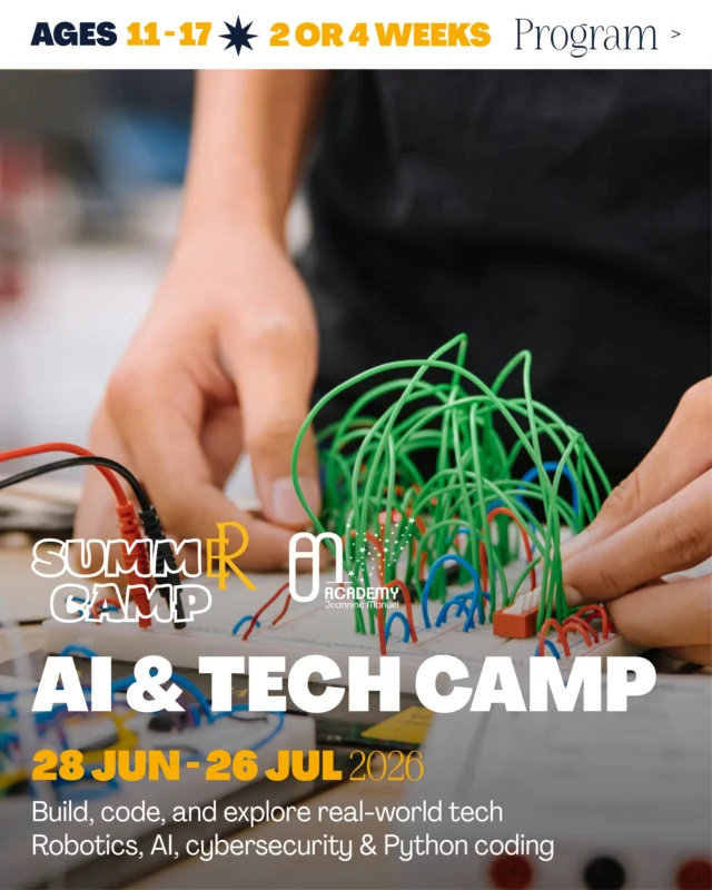 After the launch of our new Elite Sports Programme, another major innovation is enriching Summer Camp 2026 at École des Roches: the AI & Tech Camp.

Designed for students aged 11 to 17, this new programme offers an immersive scientific experience built around hands-on experiments, project-based learning and innovation, guided by expert educators across key scientific disciplines.

Fully integrated into Summer Camp life, students benefit from access to campus facilities, cultural excursions and a truly international boarding community representing over 40 nationalities.

For more information or to register: summer.camps@ecoledesroches.com